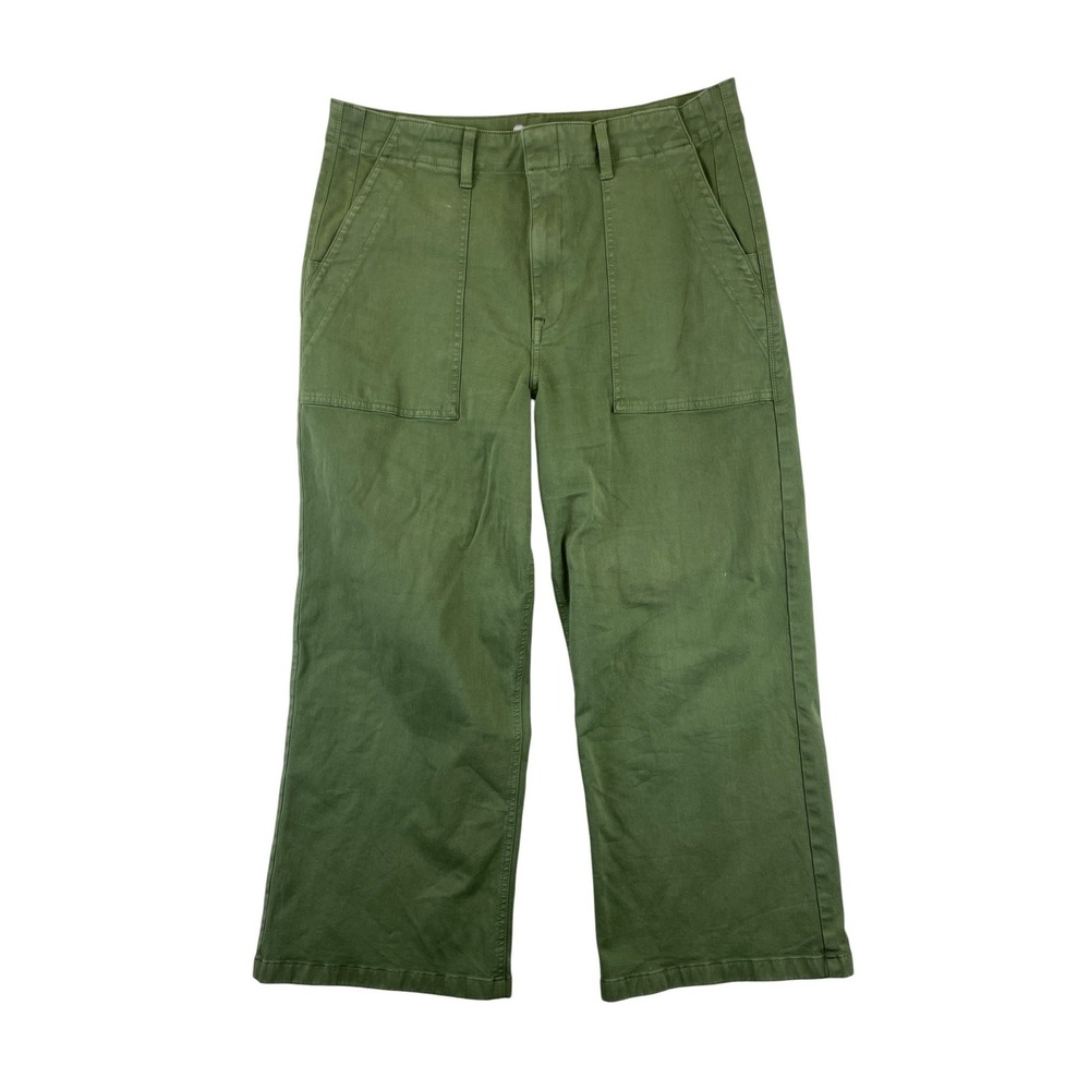 Pistola Sophia Green Wide Leg Utility Pants